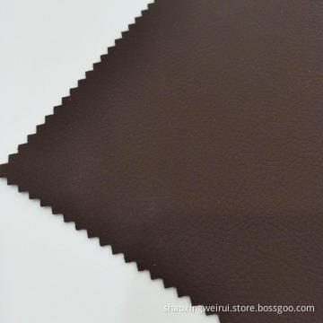 Tiefbraunes Litchi Grain PVC Leder